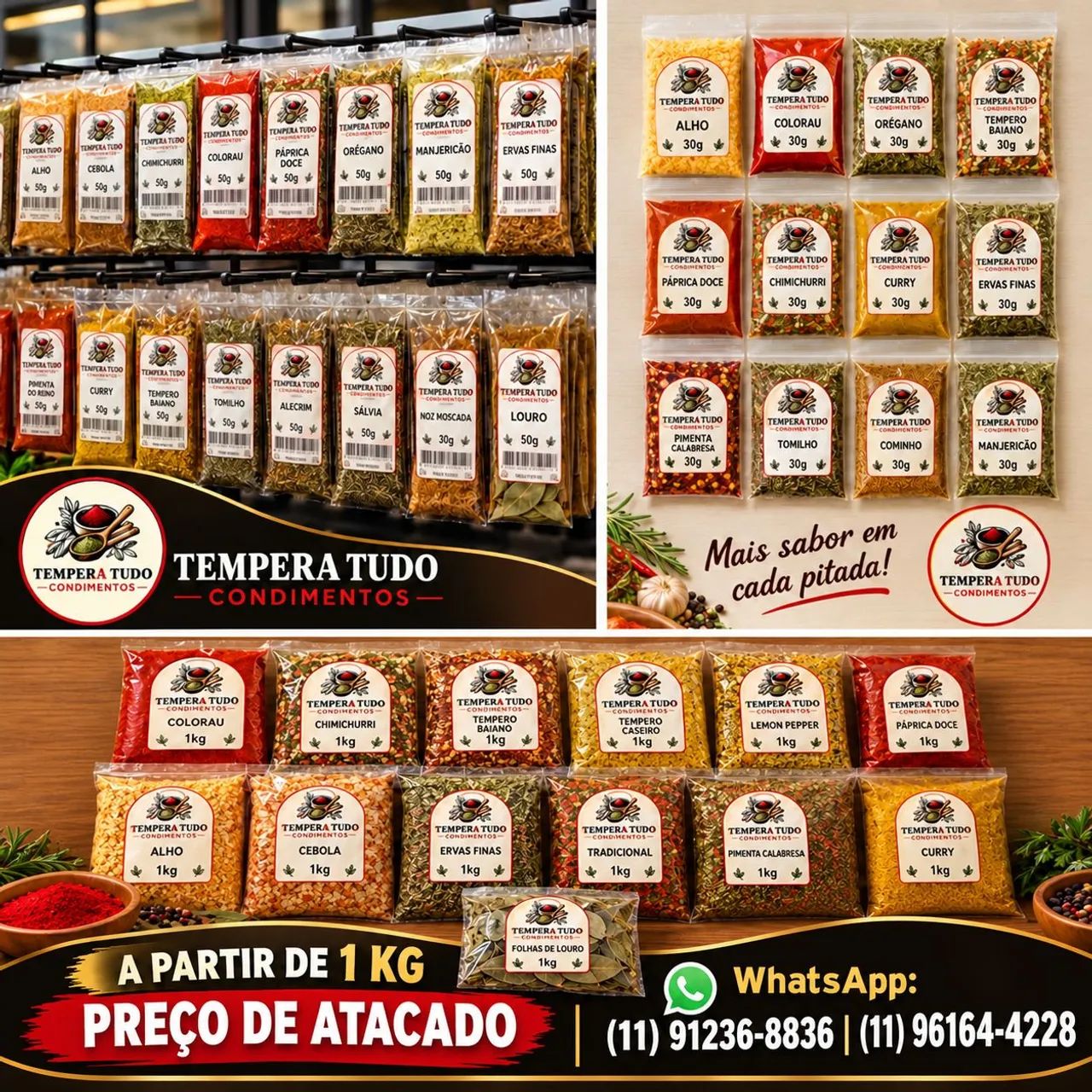 TEMPEROS E CONDIMENTOS  - Foto 2