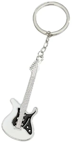 Chaveiro Mini Guitarra Modelo Strato Kit 4 Pçs Cores Metal - Foto 4