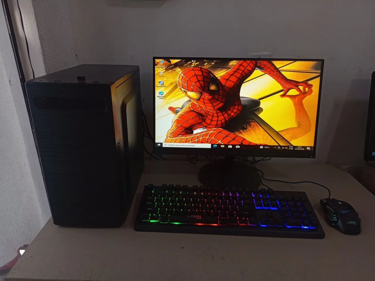 Computador completo core i5 8GB SSD NVME monitor 22 polegadas top  - Foto 3
