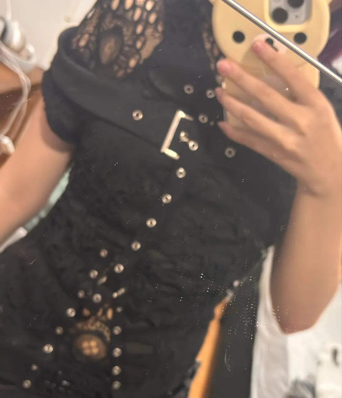 Blusinha gotica tamanho S - Foto 4