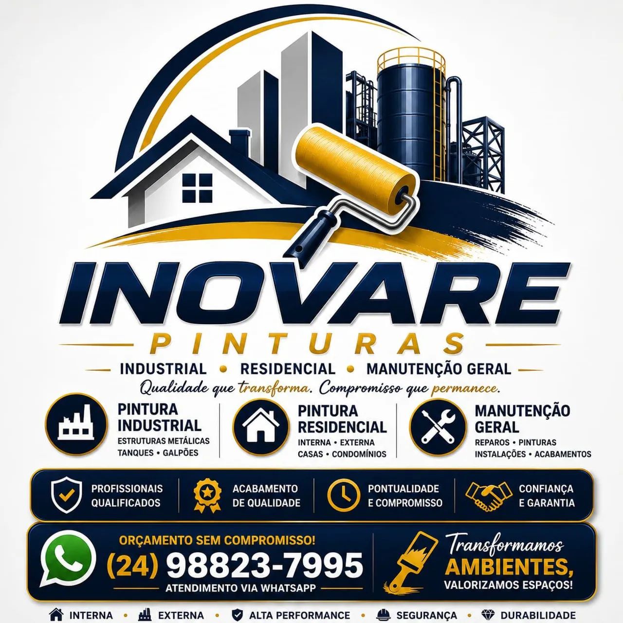 Pintura residencial industrial e geral