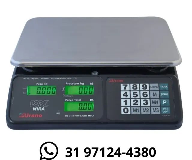 Balança Eletrônica 32KG Urano Nova