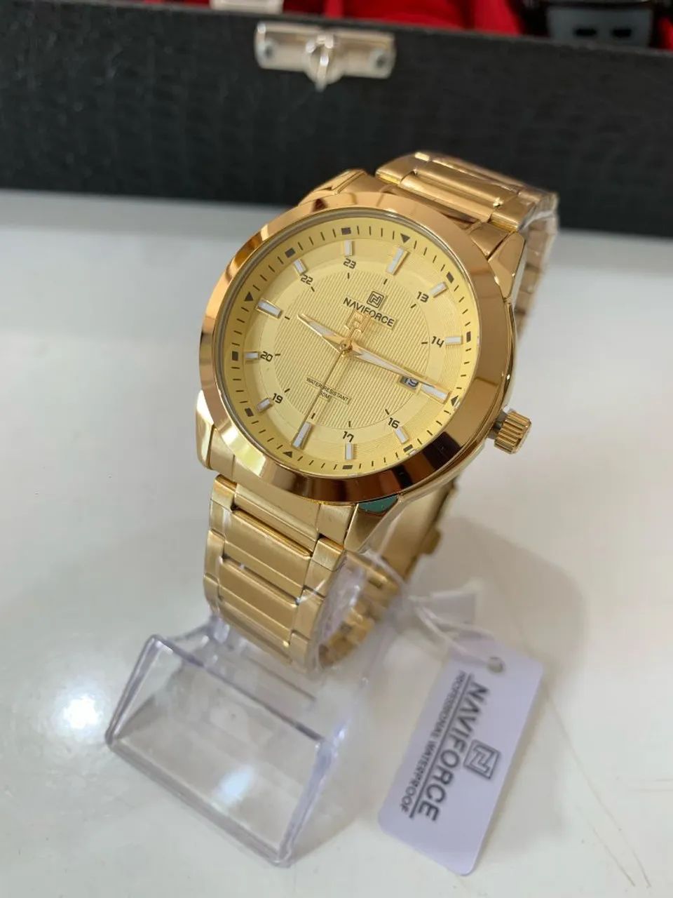 Relógio NaviForce Dourado  - Foto 2