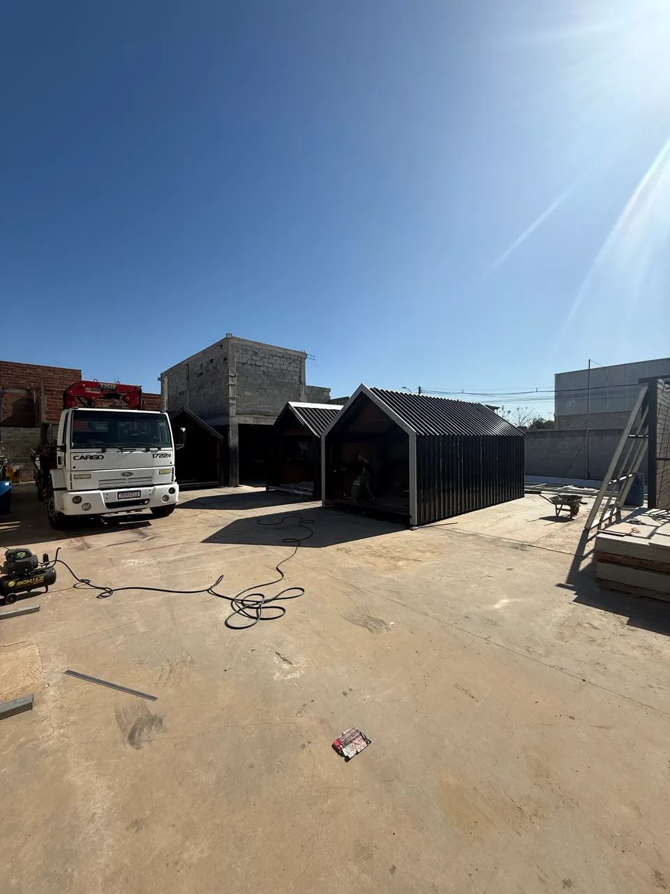 Alugo área 500m2 toda concretada  - Foto 4