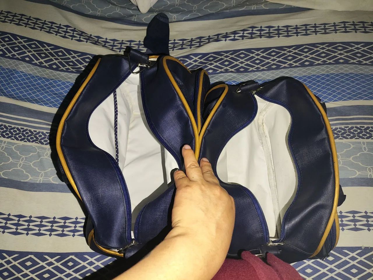 Kit Bolsa maternidade bordado  - Foto 5