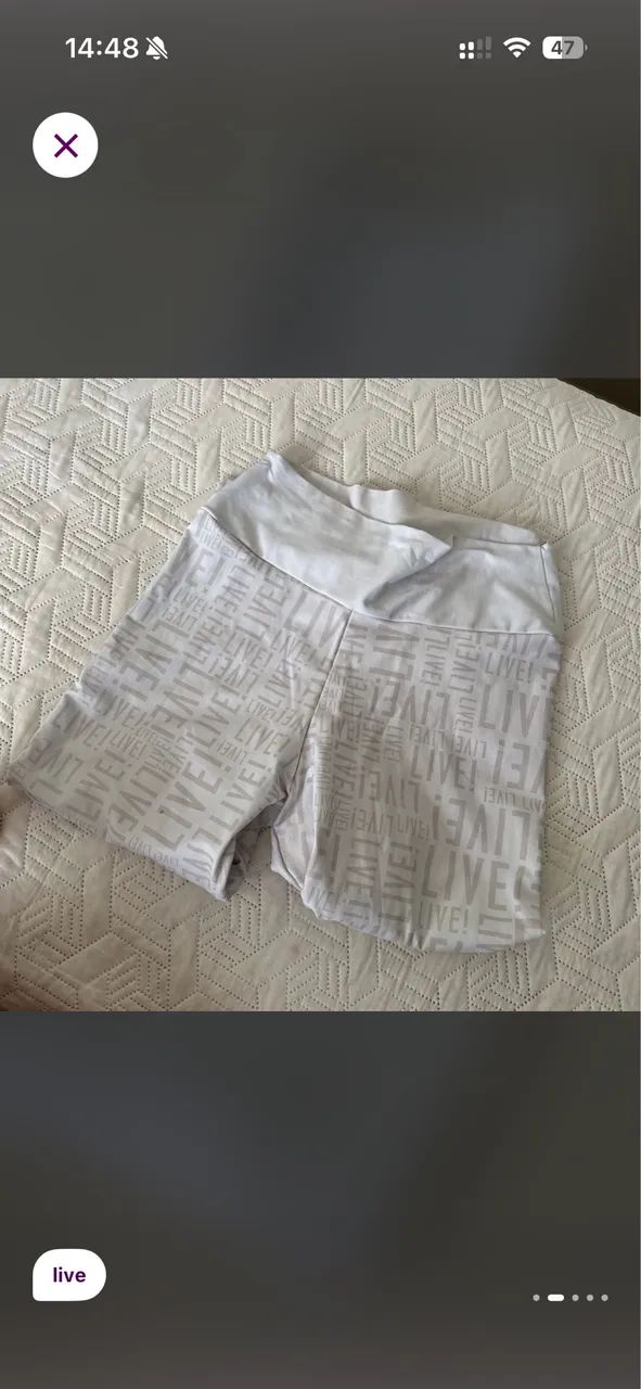 Calça live branca