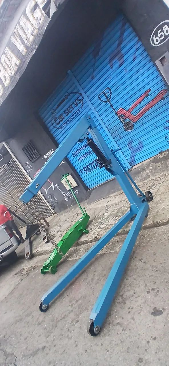 GUINCHO HIDRÁULICO MARCON 1 TONELADA - REVISADO - Foto 3