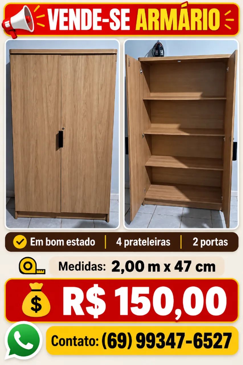 Armário em bom estado de conservação 