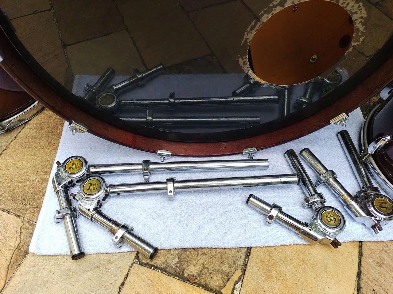 Bateria Pearl MRX Master Custom Maple Extra  - Foto 4