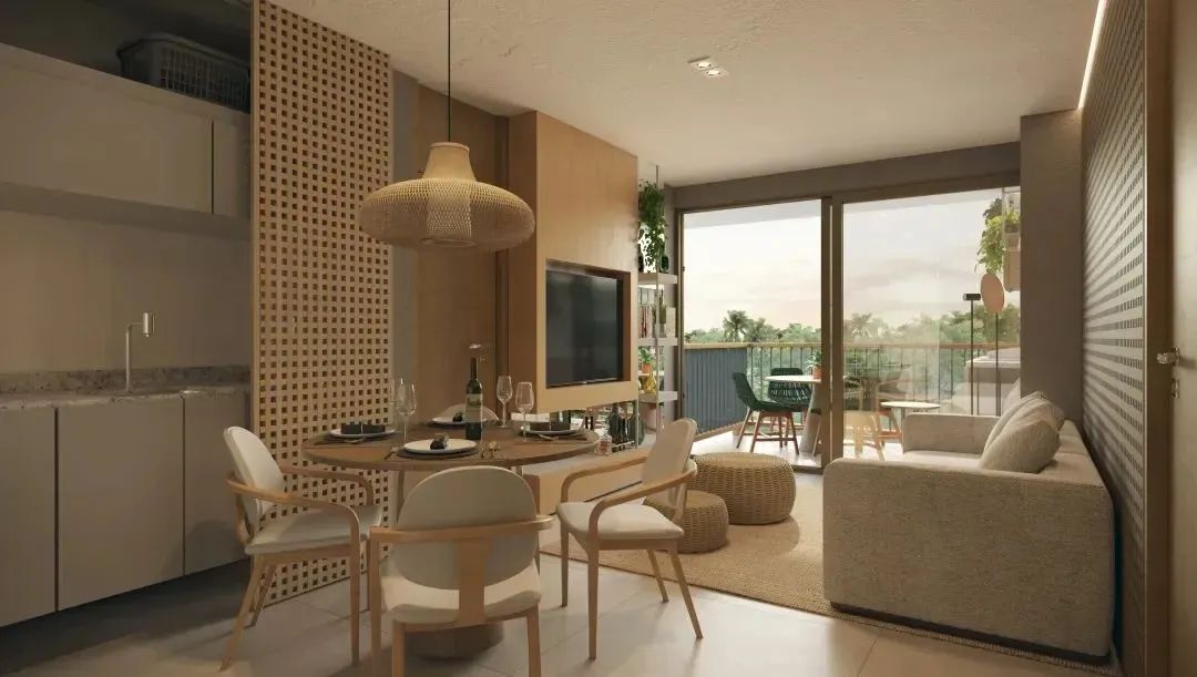 Beach Class Manguinhos  Flat com Terraço Gourmet e Lazer Completo na Praia dos Carneiros - Foto 15