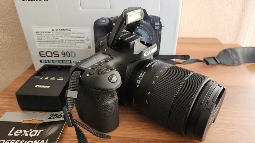 Camera Canon EOS90D NOVA, SÓ 750 CLICKS, NA CAIXA!!! - Foto 4
