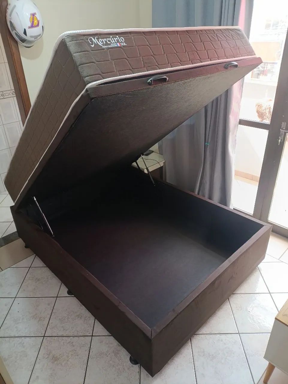 Cama box baú mercúrio molas ensacadas  - Foto 2