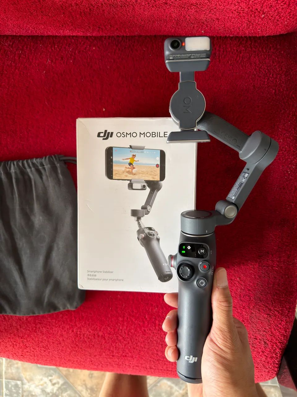 Estabilizador DJI Osmo Mobile 8 - última geração com câmera que segue a pessoa - Foto 4