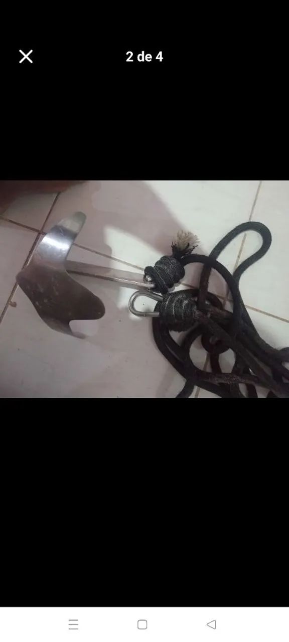 Âncora ? de inox  para jet