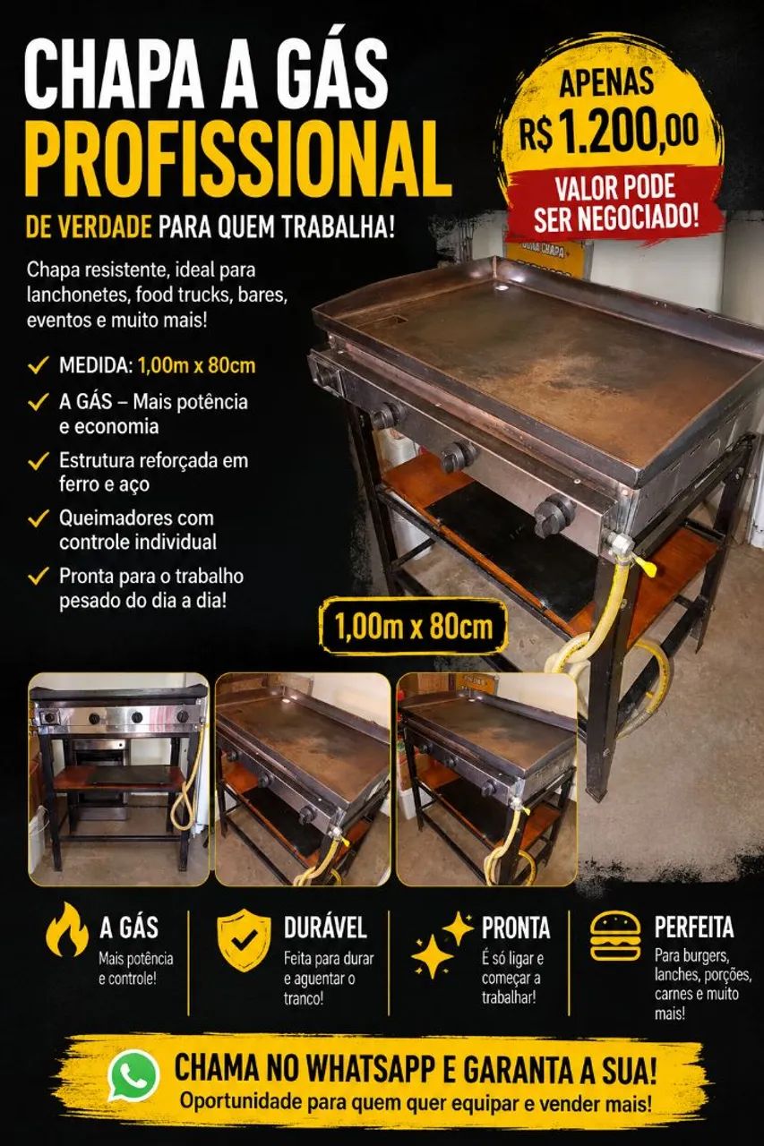 Chapa para Lanches