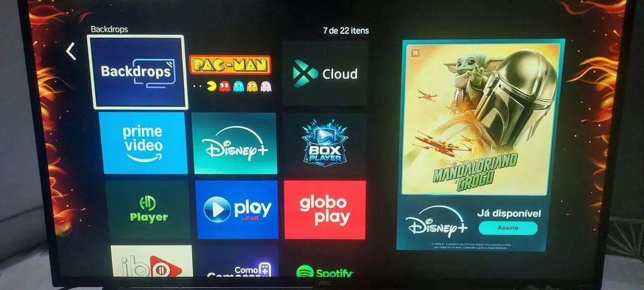 TV SMART 43 AOC ROKU COMPLETA 