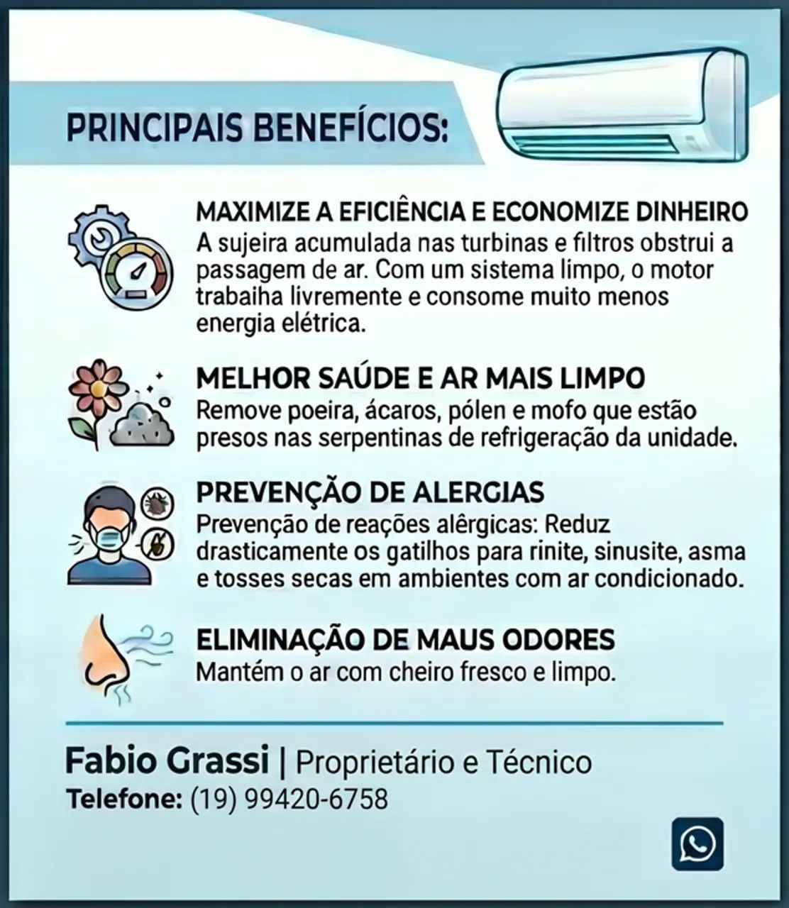 Higienização Ar Condicionado - Foto 3