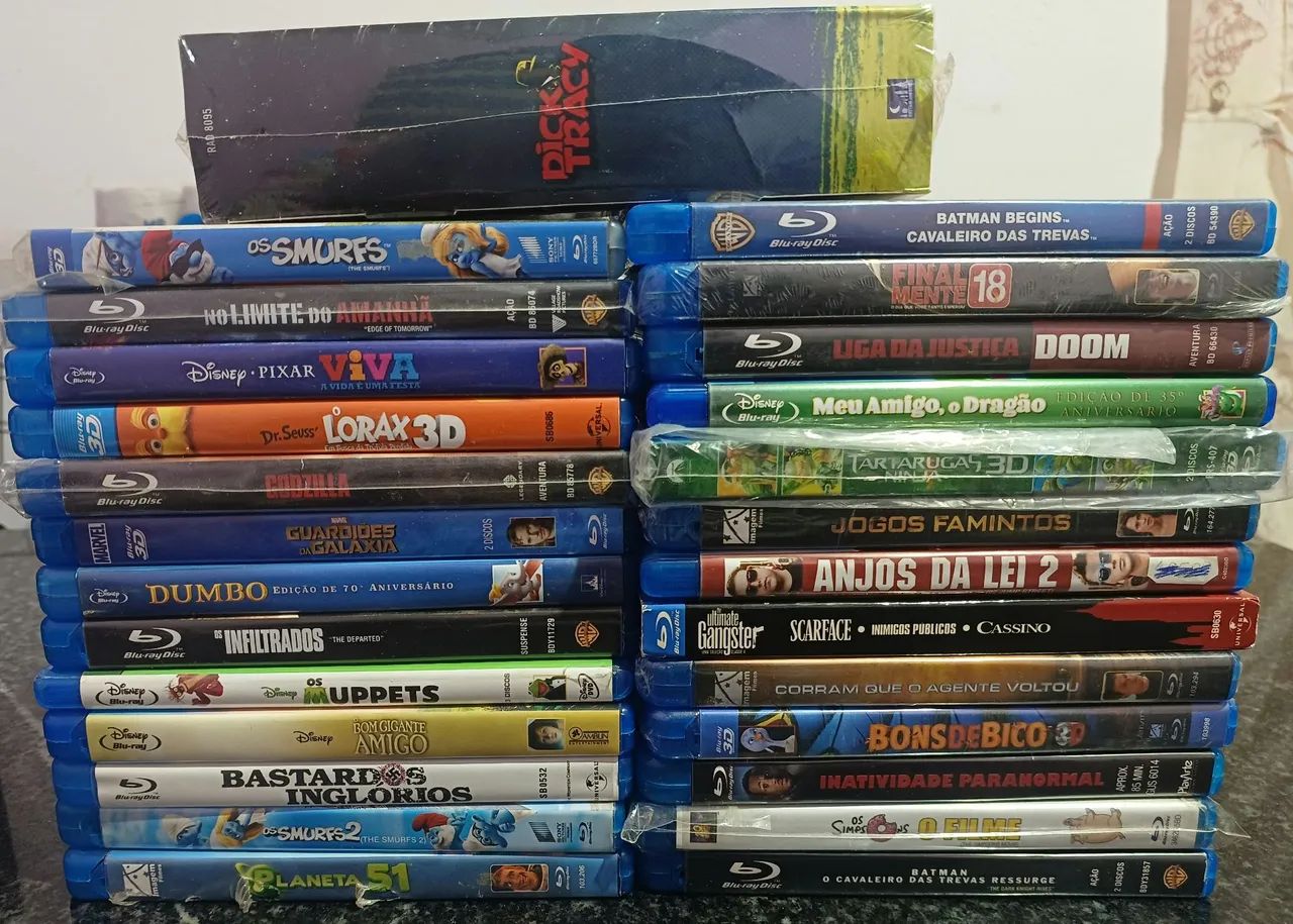 Lote Filmes DVDs e Bluray Leia a Descrição - Foto 4