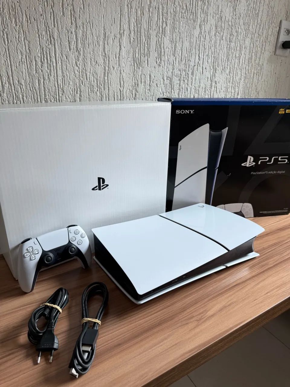 Ps5 Slim 1TB digital + Caixa e controle  - Foto 2