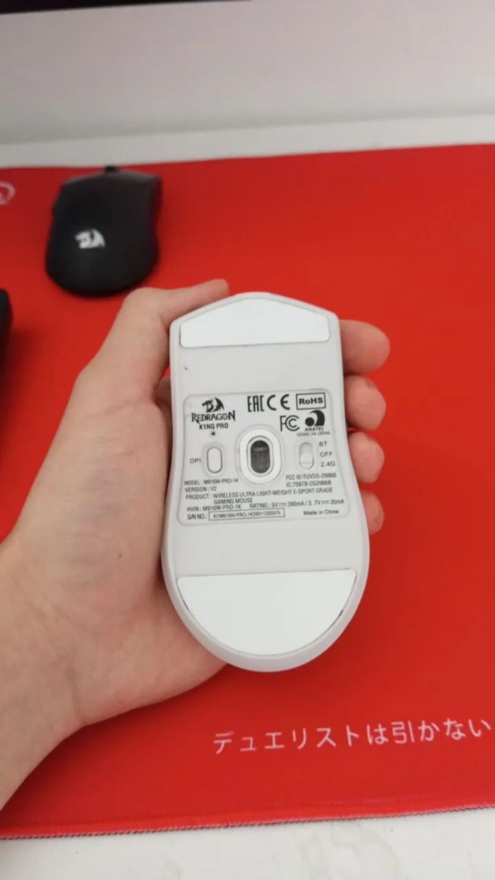 Redragon King Pro 1K | Branco | Usado | Sem Defeitos - Foto 3