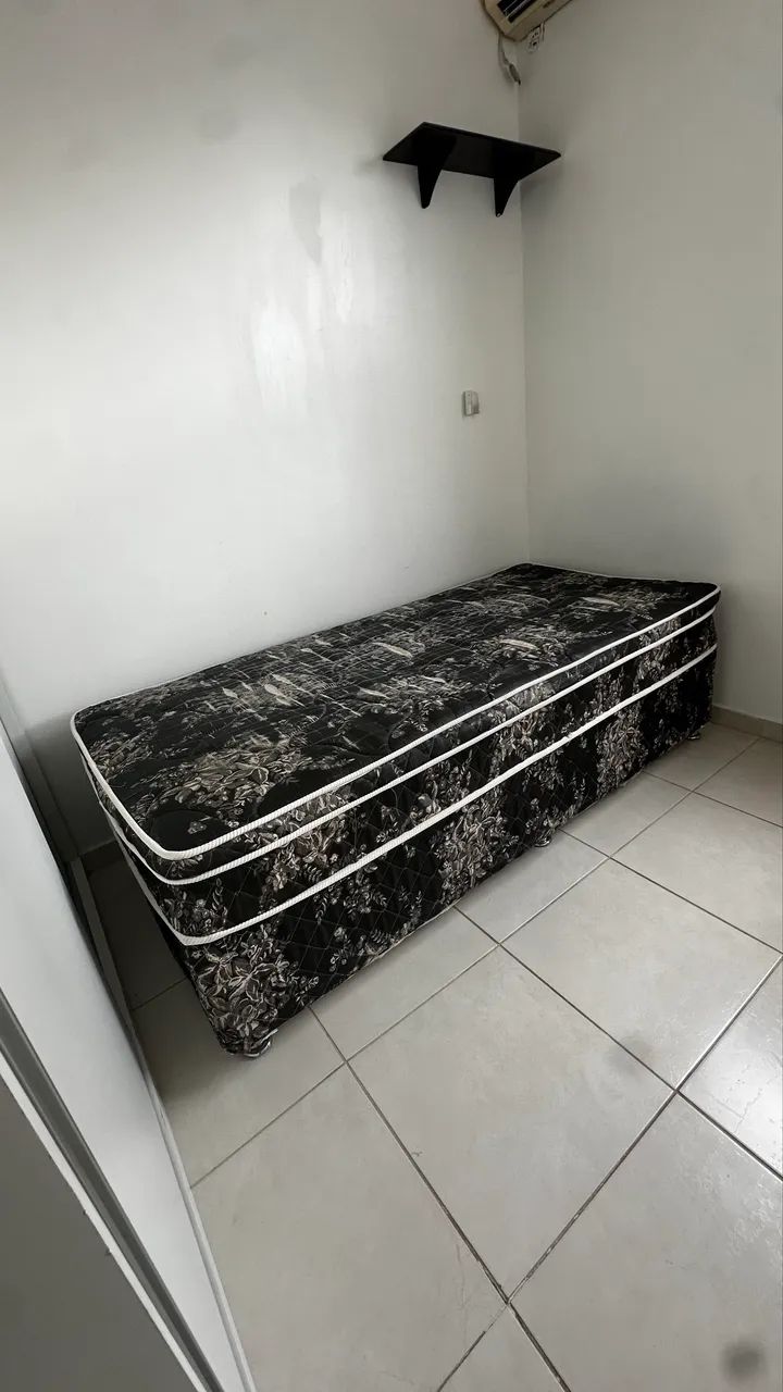 Cama Box Solteiro Pelmex Nevada - Molas Bonnell - Bom estado - Foto 4