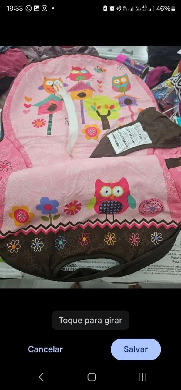 Cadeirinha de bebê menina - Foto 2