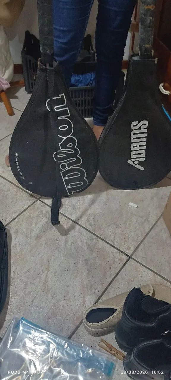 Duas raquetes de t ênis  - Foto 2