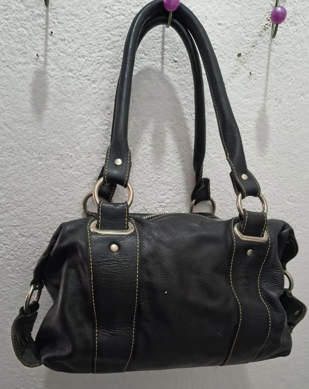 BOLSA DE COURO - REGINA RIOS  - Foto 2