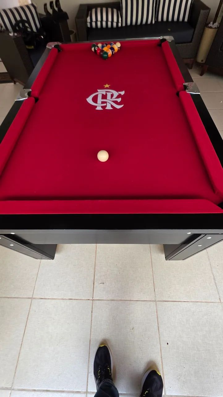  MESA DE SINUCA DO FLAMENGO - NOVA!  - Foto 4
