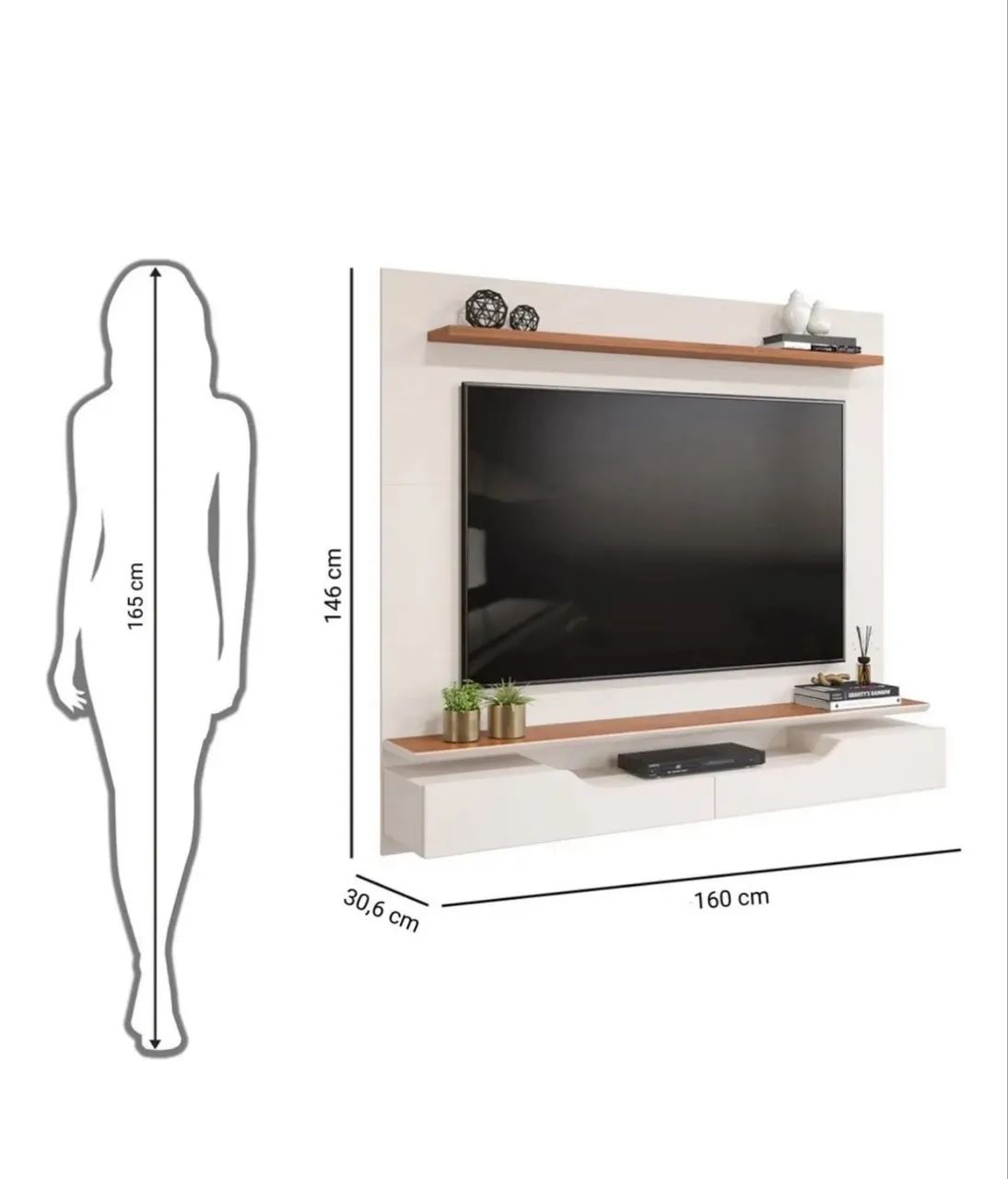 Painel rack 1.60 