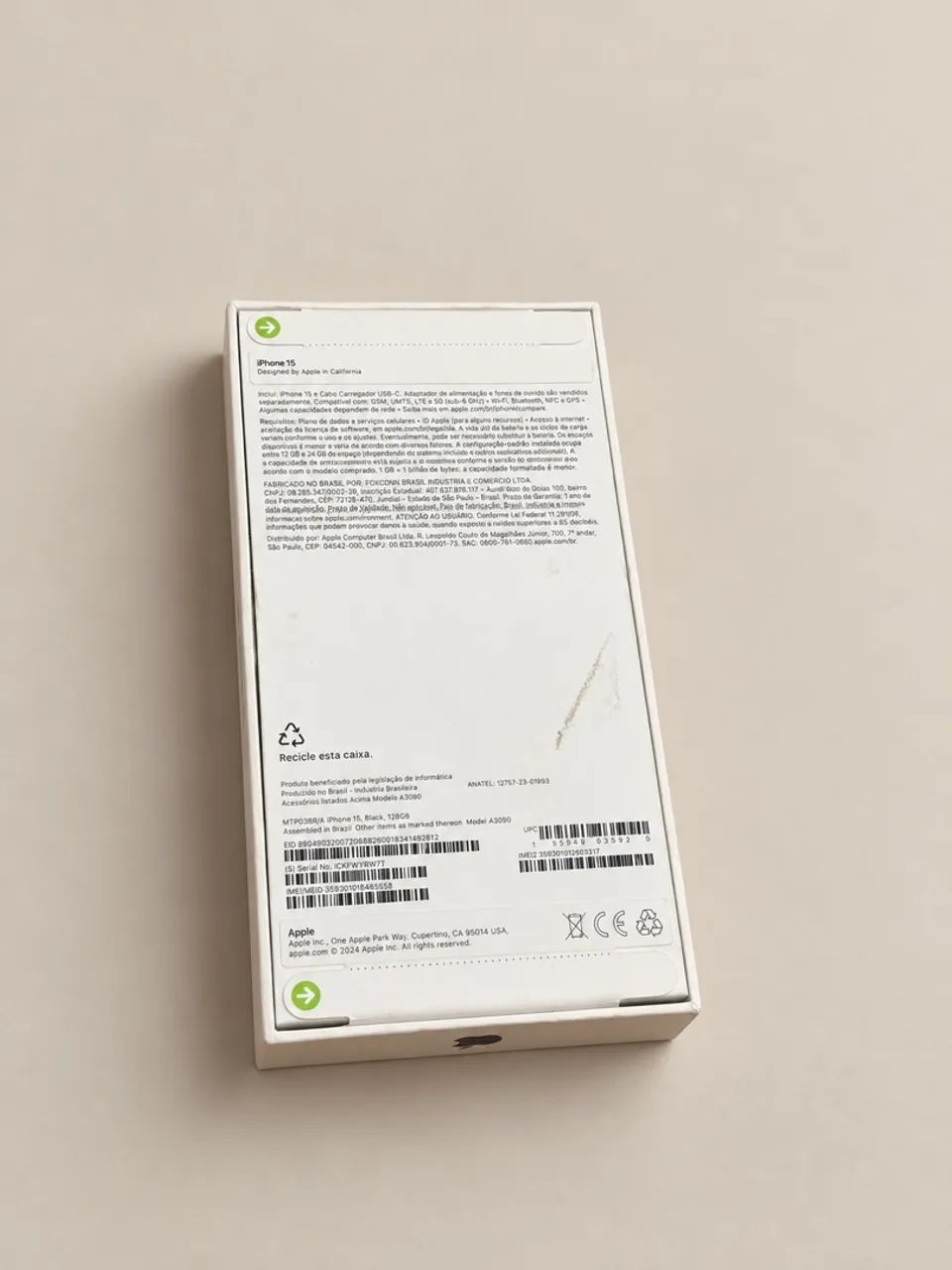 iPhone 15 Preto 128GB Lacrado - Foto 2