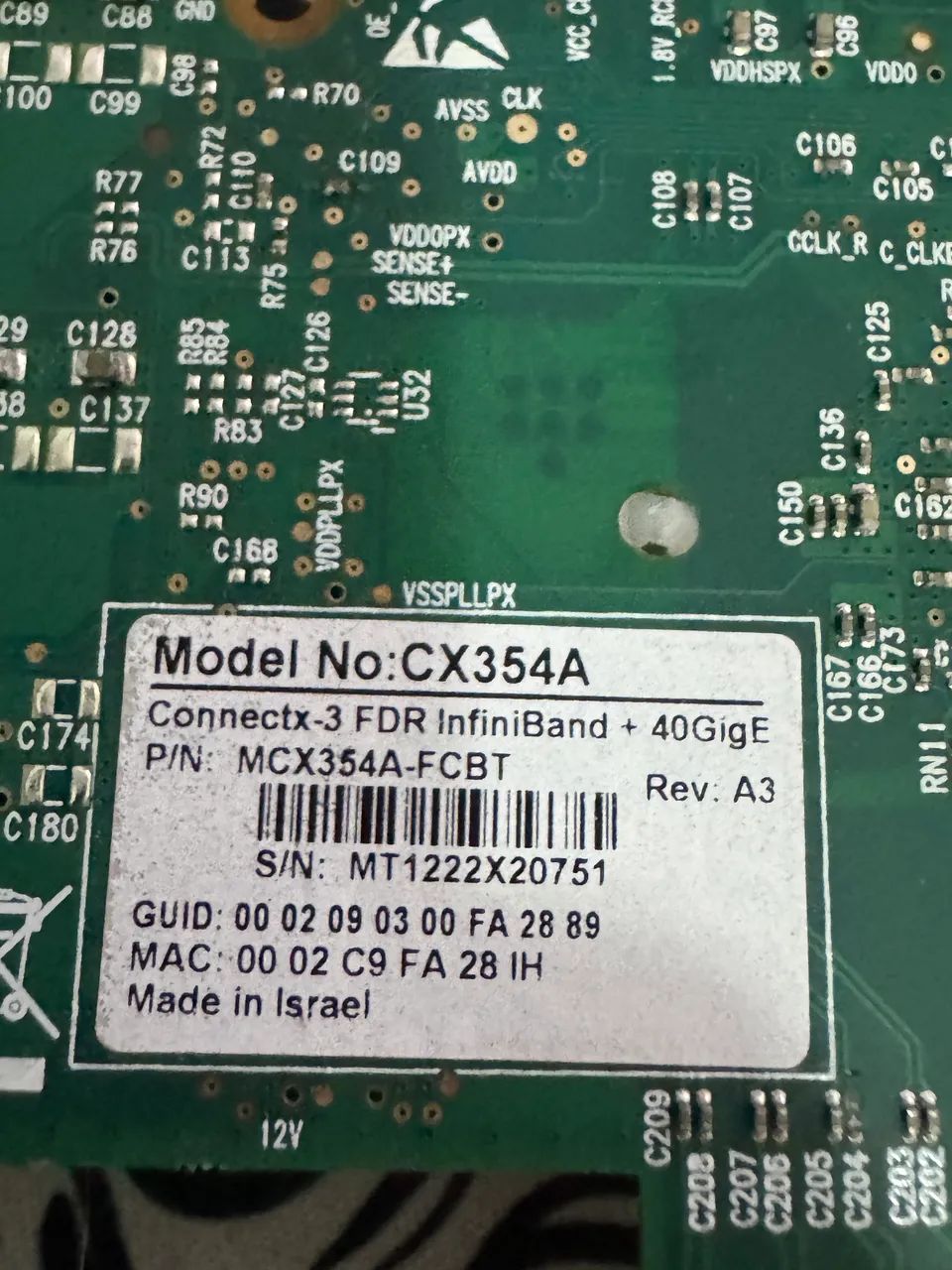 Placa de Rede Mellanox Cx354a Connectx-3 - Foto 2