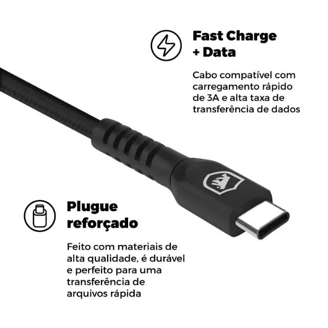 Cabo Usb/Tipo-C Original Gshield  - Foto 3