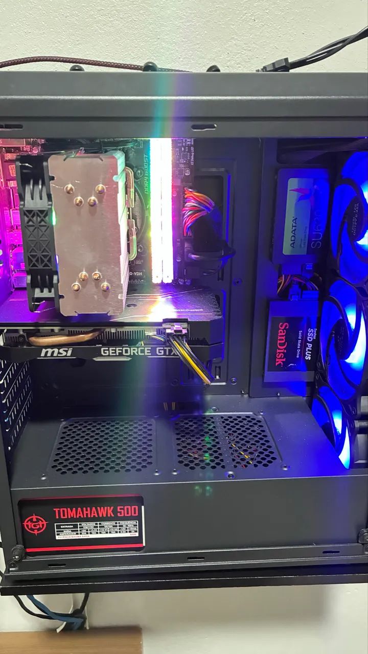 PC MSI Avec GTX 1660 SUPER - I5-9400 - 8Go RAM - 1To HDD+SSD - 27'' - Occasion