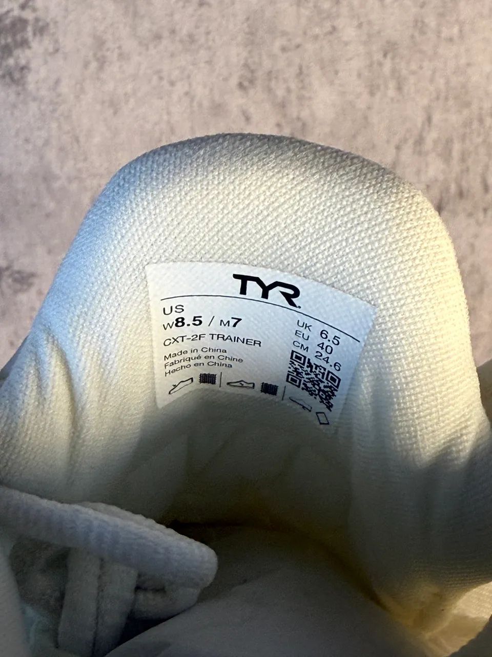 Tênis TYR Cxt-2 tam 38 branco Crossfit - Calçados Esportivos