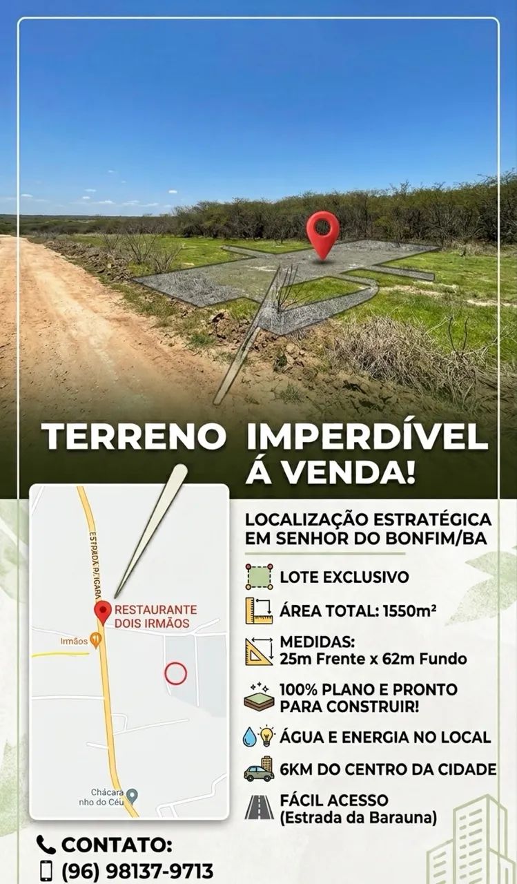 Terreno na baraúna 