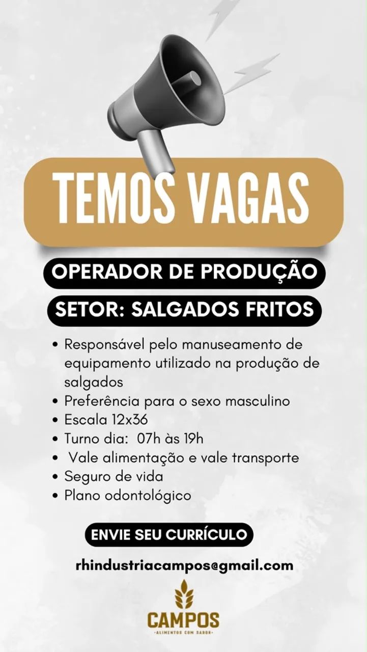 Vagas de emprego 