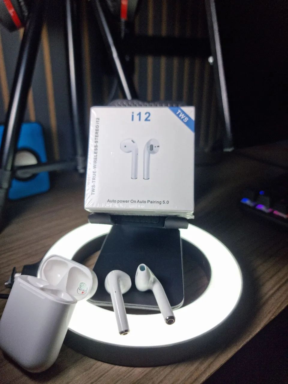 FONE DE OUVIDO BLUETOOTH- NA CAIXA