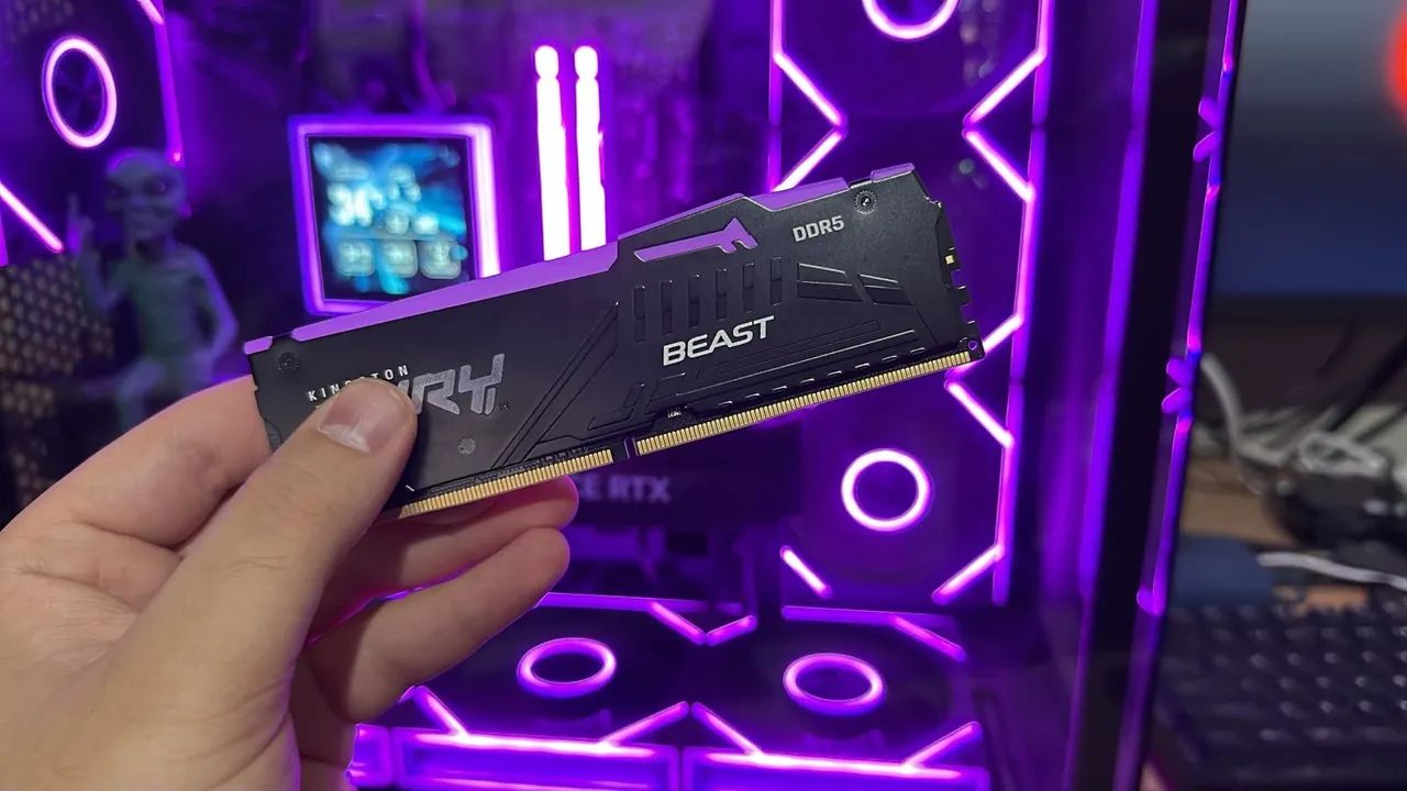 Memoria ram ddr5 fury 32gb cl40 5200mhz