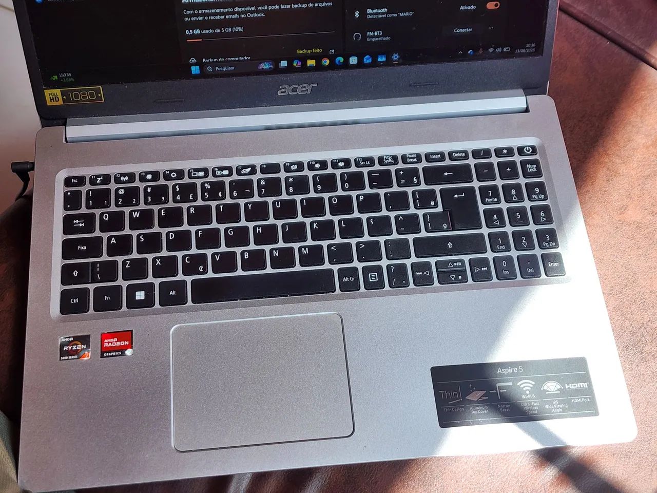 ? Notebook Acer Aspire com Ryzen 7 ? rápido e pronto para uso! - Foto 3