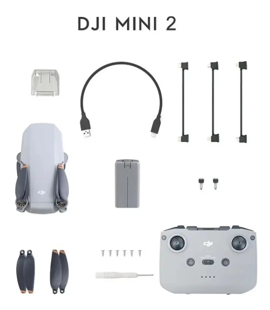 Drone Dji Mini 2 Standard Com Câmera 4k 1 Bateria