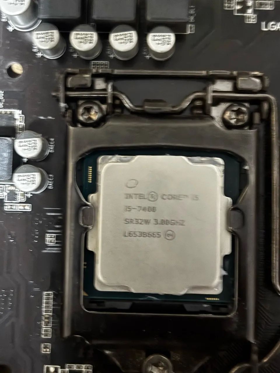 Kit, placa mãe e processador mais water cooler  - Foto 3