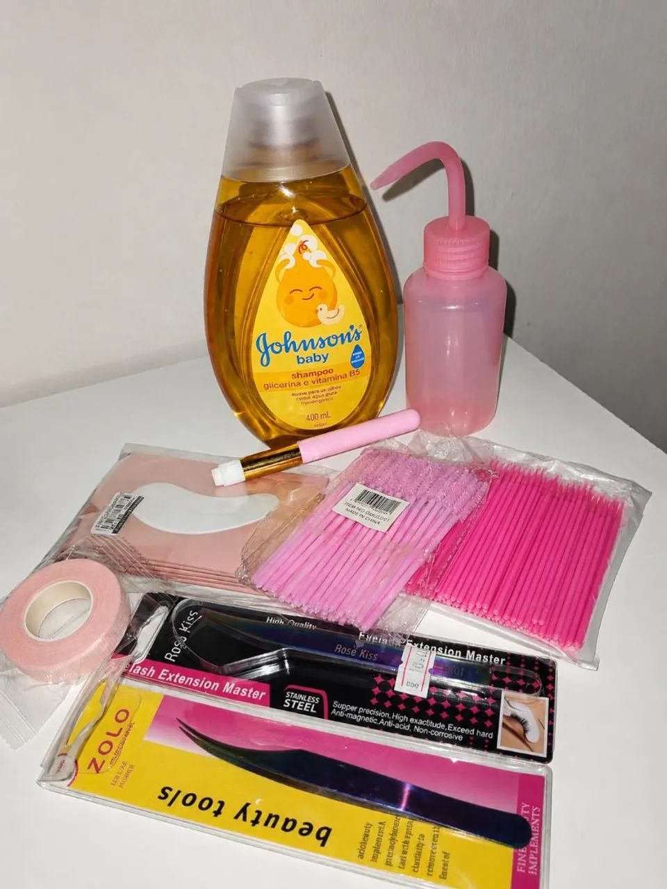 Kit materiais de Extensão de Cílios 