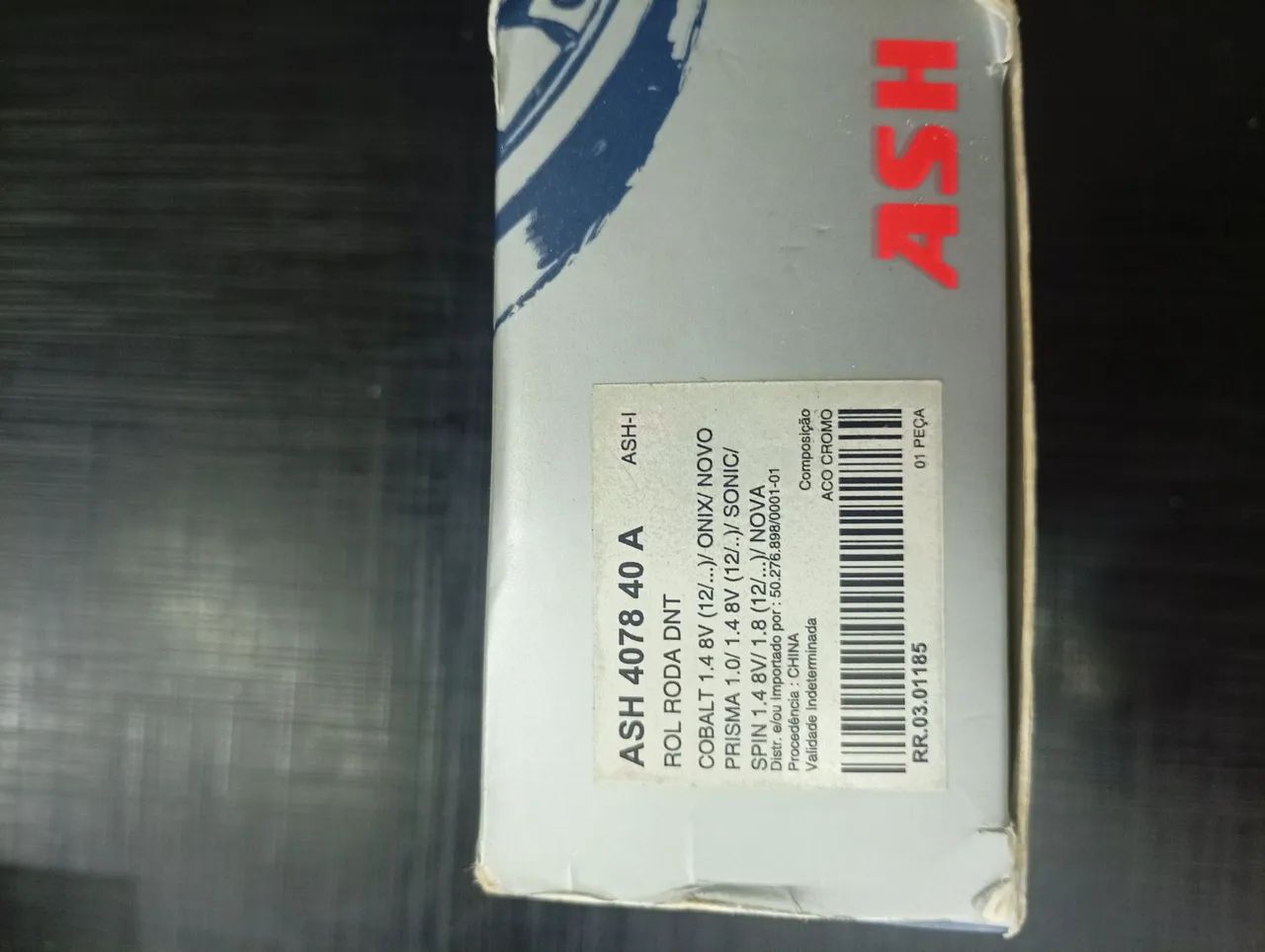 ASH 4078 40 A CABAL PRISMA SPIN SONIC ROLAMENTO NOVO