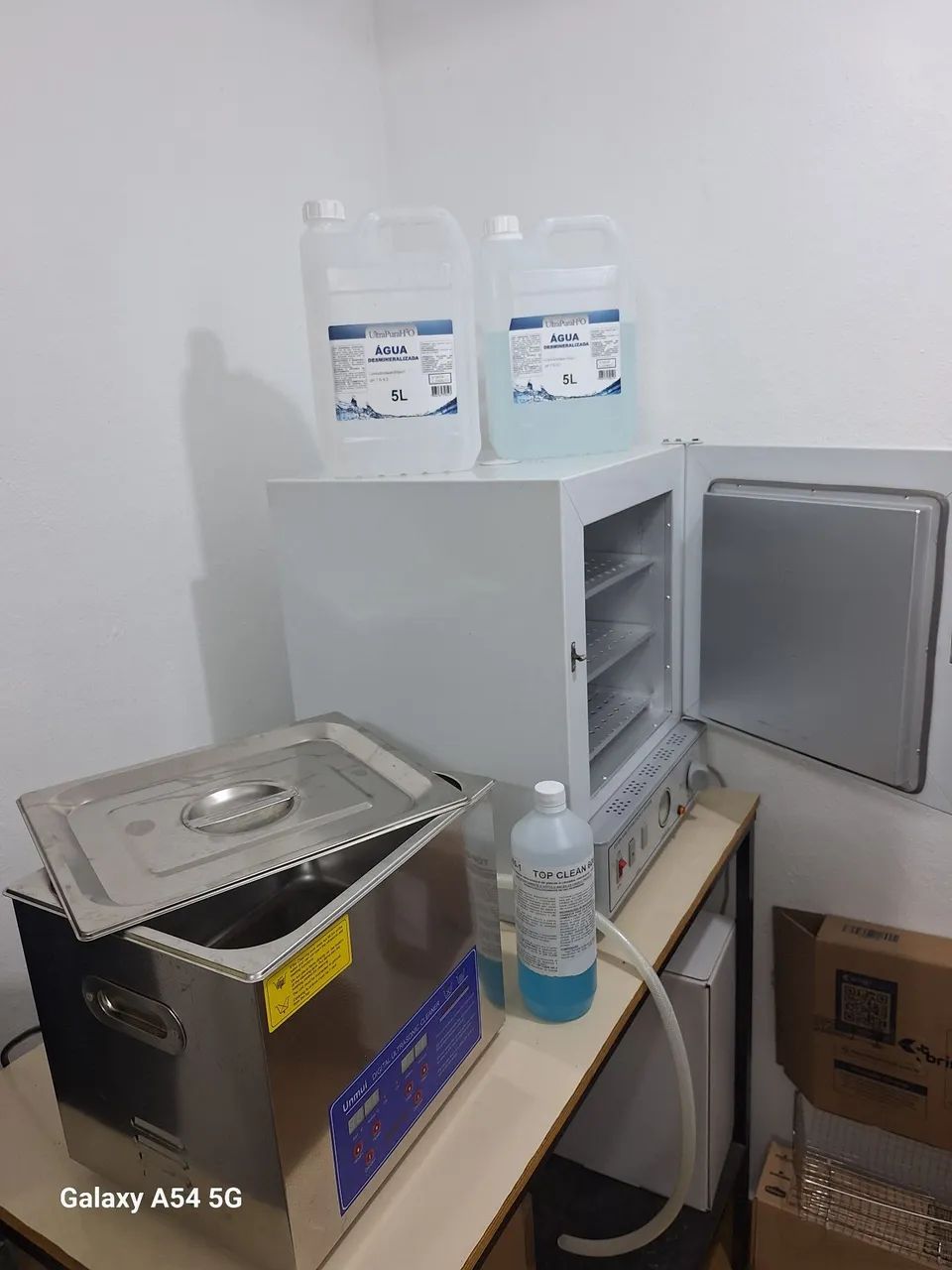 Limpeza placas eletrônicas cuba ultrassonica 