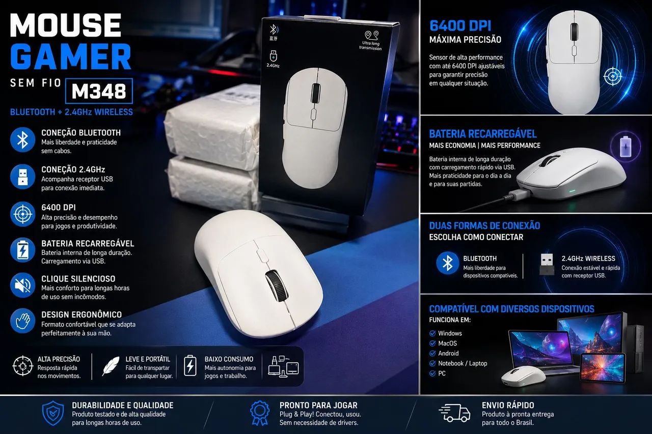 Mouse sem fio 