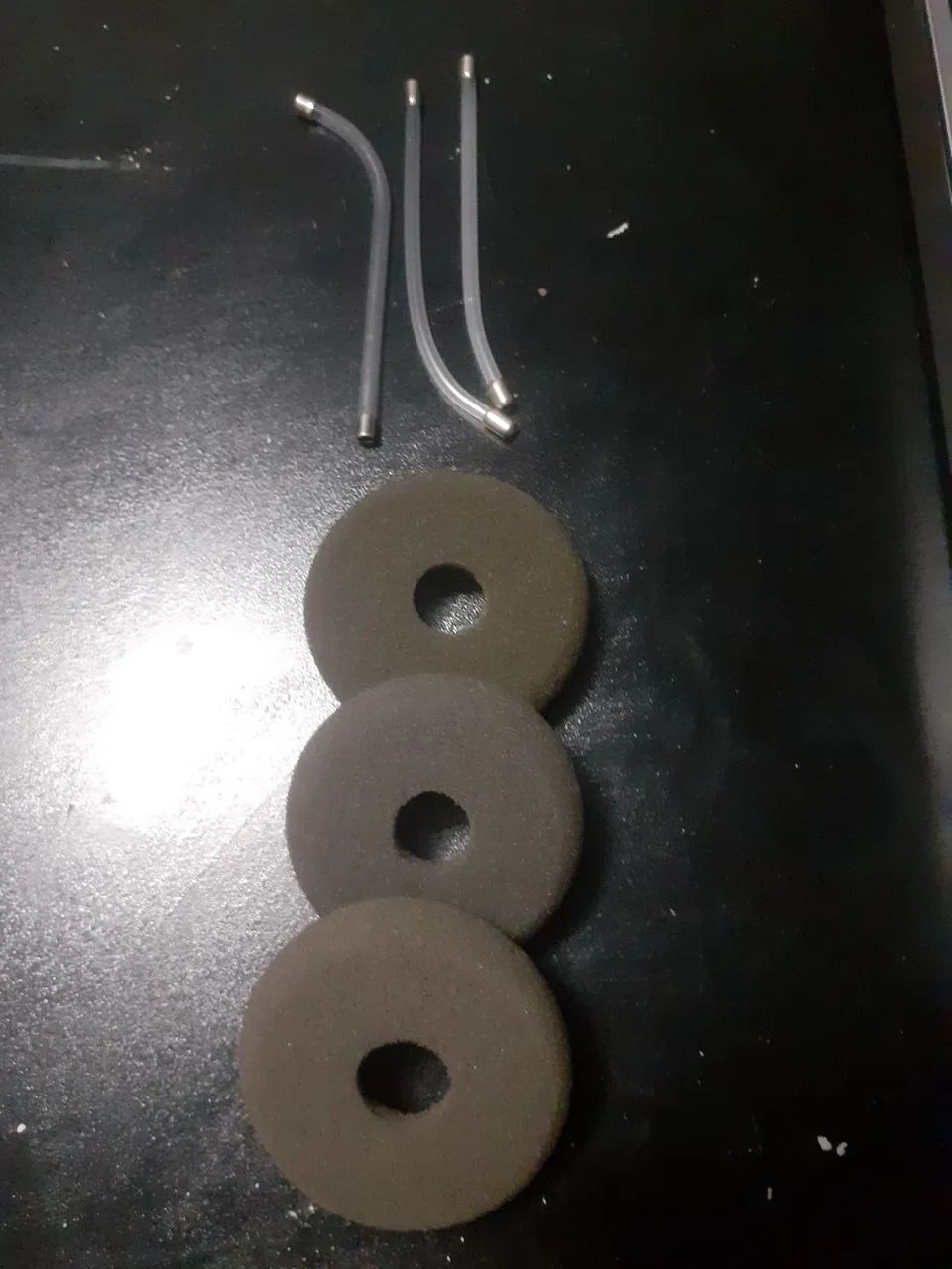 Esponja e tubo de Voz