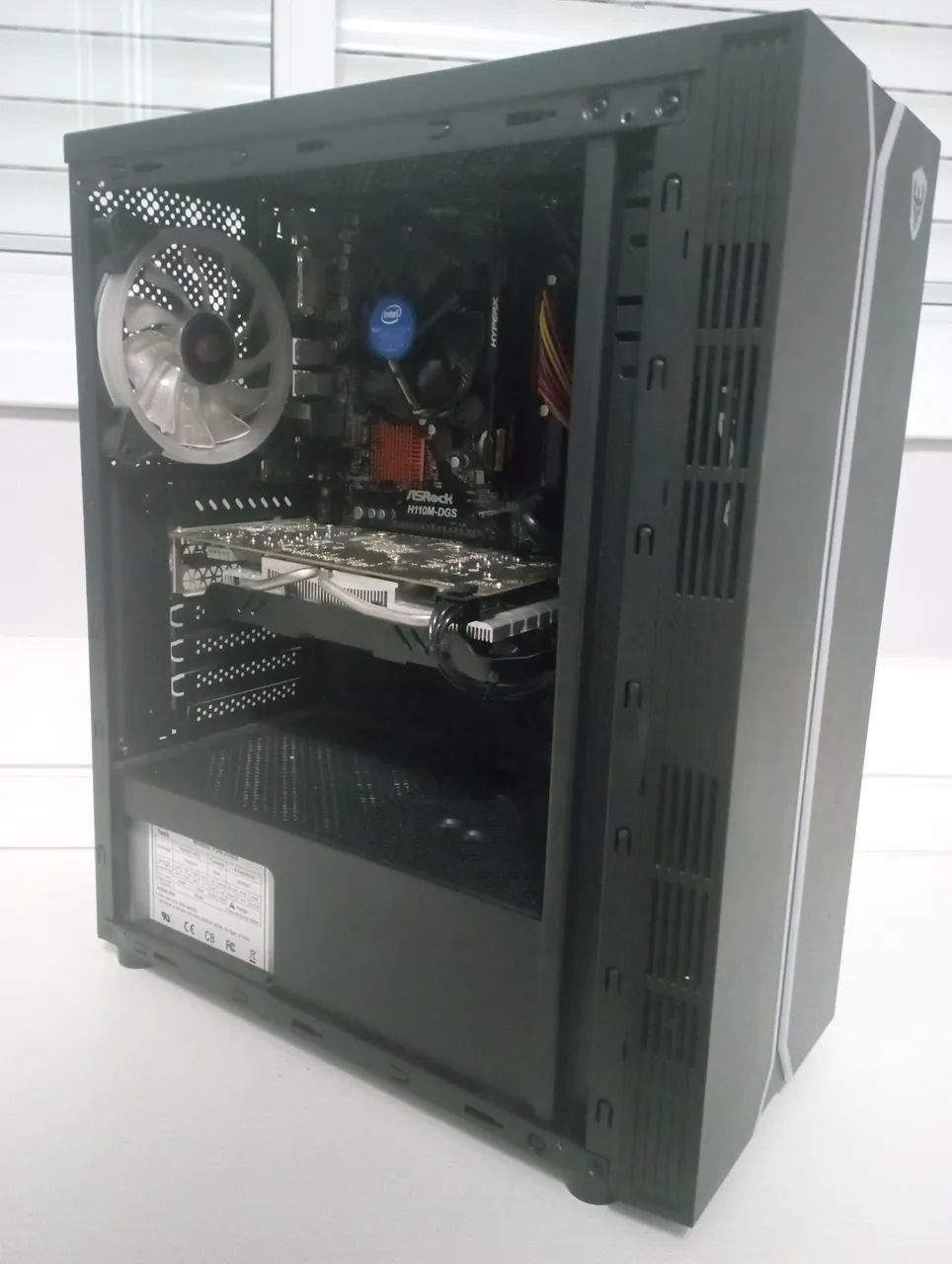 PC Gamer RX 580 8GB + SSD 512GB / i3 7ª Gen / 8GB RAM HyperX - Foto 2