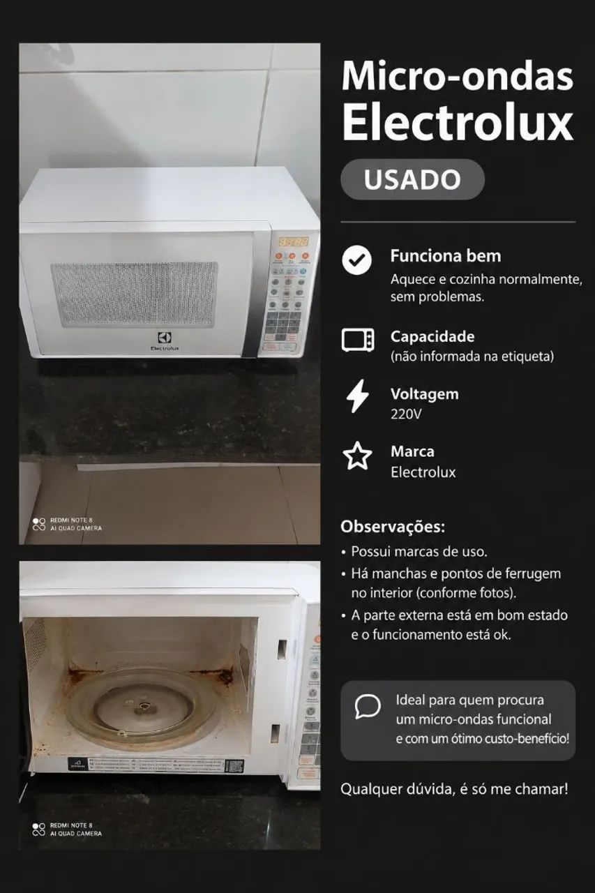 Microondas usado 