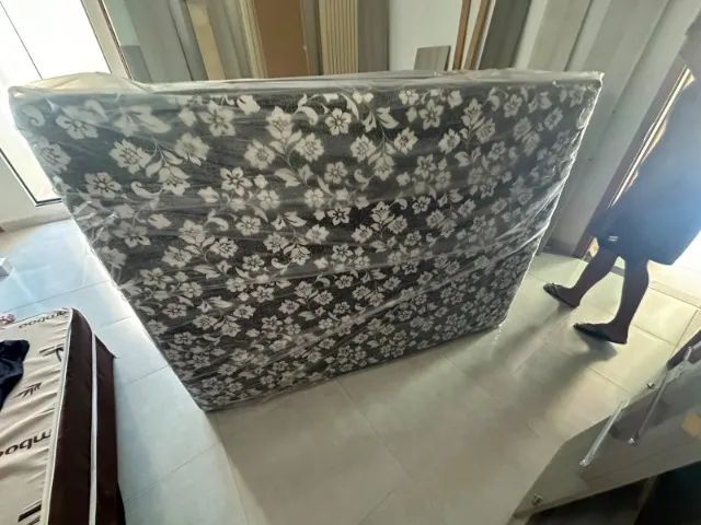 cama box casal 5cm de espuma - NOVA  - Foto 4